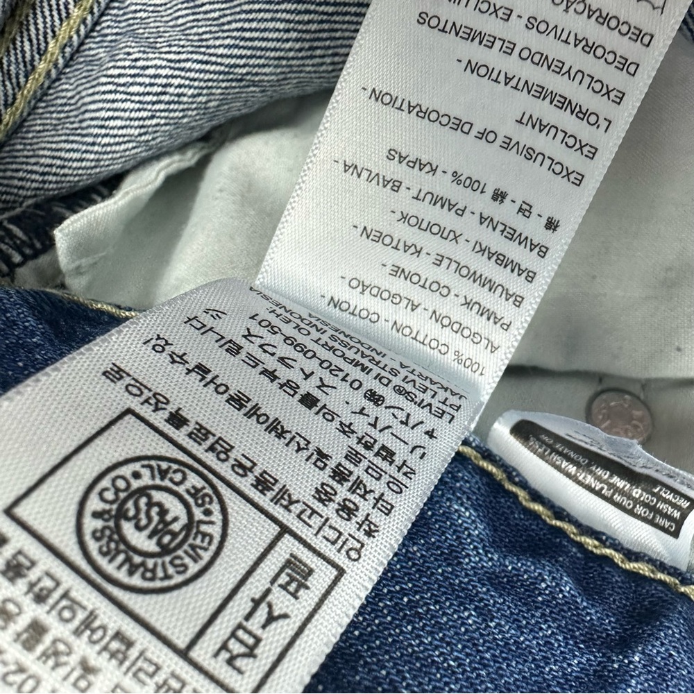 Classic Blue Distressed Women's Jeans - Picture 11 of 12